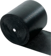 All Black Bubble Roll - 450mm x 60m